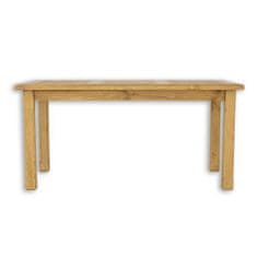eoshop Jedálenský stôl ST701, 80x76x80, borovica, vosk (Dĺžka: 80, Farba dreva: Prírodné vosk)