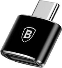 Noname Baseus Converter USB Female To Type-C Male Black (CATOTG-01)