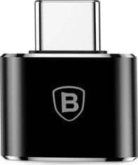 Noname Baseus Converter USB Female To Type-C Male Black (CATOTG-01)