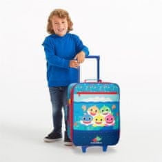 Jada Toys Detský cestovný kufor na kolieskach BABY SHARK 50x35x18cm, 25L, 2129021