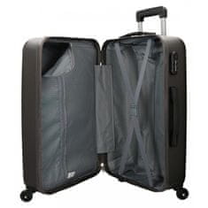 Jada Toys Sada ABS cestovných kufrov ROLL ROAD FLEX Black / Antracita, 55-65cm, 5849561