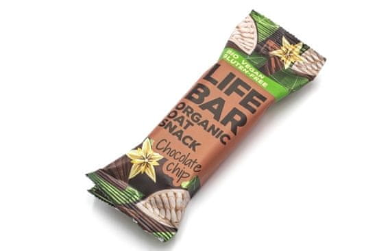 Lifefood Tyčinka Lifebar Oat Snack Bio s kúskami čokolády 40g