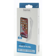 HAMA Crystal Clear, kryt pre Apple iPhone 12 Pro Max, priehľadný