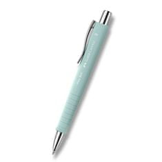 Faber-Castell Guľôčkové pero Poly Ball Silver XB, pastelová modrá