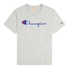 Champion Tričko sivá S Reverse Weave Script Logo