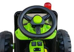 Lean-toys Traktor Kingdom Battery Green