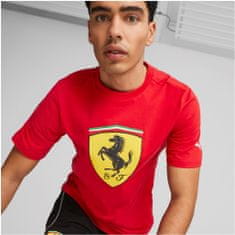 Ferrari tričko PUMA Big Shield 23 černo-žlto-červené S