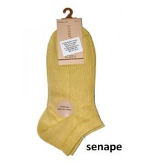 Ulpio Dámske bambusové extra jemné členkové ponožky NERO (čierna) EU 35-38