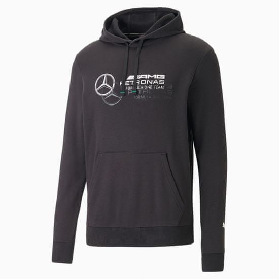 Mercedes-Benz mikina PUMA Motorsport černo-bielo-tyrkysová