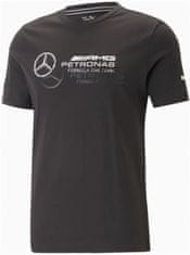 Mercedes-Benz tričko PUMA Motorsport černo-biele S