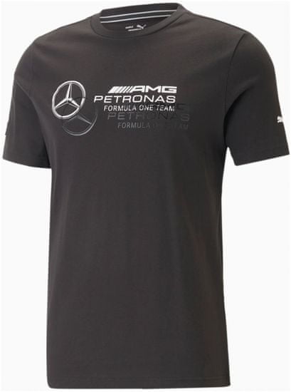 Mercedes-Benz tričko PUMA Motorsport černo-biele