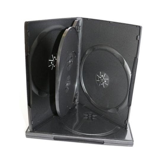 COVER IT box na 4ks DVD médií / 18mm / čierny