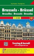 Freytag & Berndt PL 119 CP Brusel 1:10 000 / vreckový plán mesta