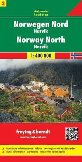Freytag & Berndt AK 0657 Nórsko 3. sever Narvik 1:400 000 / automapa