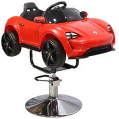 Enzo Kadeřnické dětské křeslo autíčko MT-107 hydraulické otočné do kadeřnického salonu kadeřnické křeslo