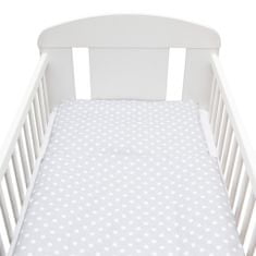 NEW BABY 2-dielne posteľné obliečky New Baby 90/120 cm Bodka sivo-biele 