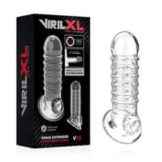 Toyjoy VirilXL Penis Extender V15 (Transparent), návlek na penis a semenníky