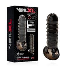 Toyjoy VirilXL Penis Extender V15 (Black), návlek na penis a semenníky