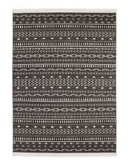 NORTHRUGS Kusový koberec Twin Supreme 103438 Kuba black creme – na von aj na doma 80x150