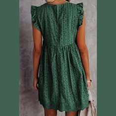 VIVVA® Pohodlné a štýlové letné šaty BELLACHIC zelená S/M