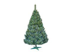 eoshop stromček BOROVICA umelý vianočné s bielymi konci + stojan 180cm