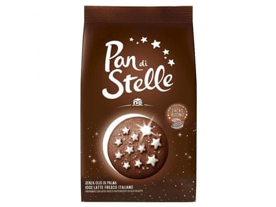 Mulino Bianco MULINO BIANCO Pan di stelle - talianske čokoládové sušienky s glazúrovanými hviezdičkami 350g