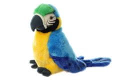 Uni-Toys Plyš Papagáj maňuška 27 cm