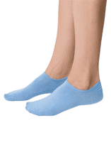 STEVEN Jednofarebné bavlnené členkové ponožky TURCHESE (tyrkysová) EU 38-40