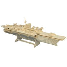 Woodcraft Woodcraft Drevené 3D puzzle lietadlová loď