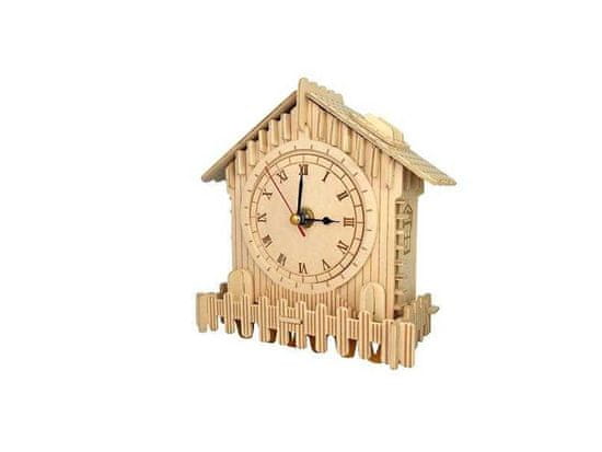Woodcraft Woodcraft Dřevěné 3D puzzle hodiny
