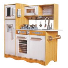 Derrson XL drevená kuchynka Pine Wood W5188 LED