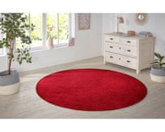 Hanse Home Kusový koberec Nasty 101151 Rot kruh 133x133 (priemer) kruh