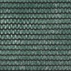 Vidaxl Zástena na tenisový kurt, HDPE 1x50 m, zelená