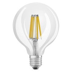 LEDVANCE Stmievateľná LED žiarovka E27 G95 11W = 100W 1521lm 4000K Neutrálna biela 300° CRI90 Filament Superior