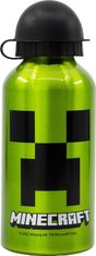 Stor Fľaša na pitie hliníková Minecraft 400ml