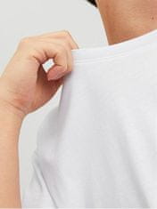 Jack&Jones Pánske tričko JJECORP Slim Fit 12151955 White/Small (Veľkosť L)
