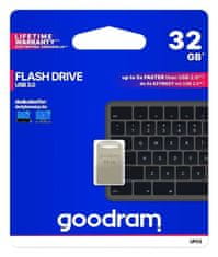 GoodRam 32GB USB Flash 3.0 UPO3 strieborná