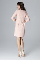 Lenitif Dámske spoločenské šaty Bellarawd L004 ružová XL