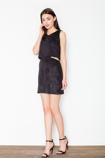 Figl Dámske mini šaty Elizase M461 čierna