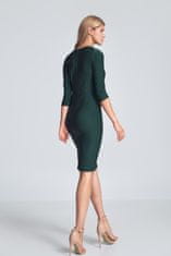 Figl Dámske mini šaty Terddhin M715 zelená M