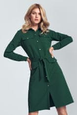 Figl Dámske košeľové šaty Astonnan M706 zelená XL
