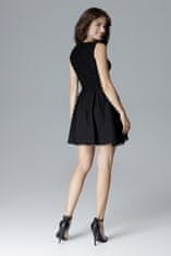 Lenitif Dámske mini šaty Anghaste L024 čierna L