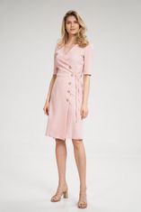 Figl Dámske mini šaty Ettarre M703 ružová M