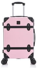 SEMI LINE Veľký kufor Vintage Pink/Black