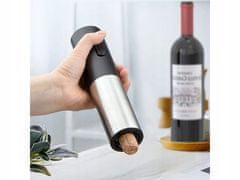 Verk  07087 Automatický elektrický otvárač na víno AA, striebornočierny
