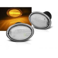 TUNING TEC Bočné blinkre FIAT 500 07-/ FORD KA 08-/ LANCIA YPSILON 04- biele LED