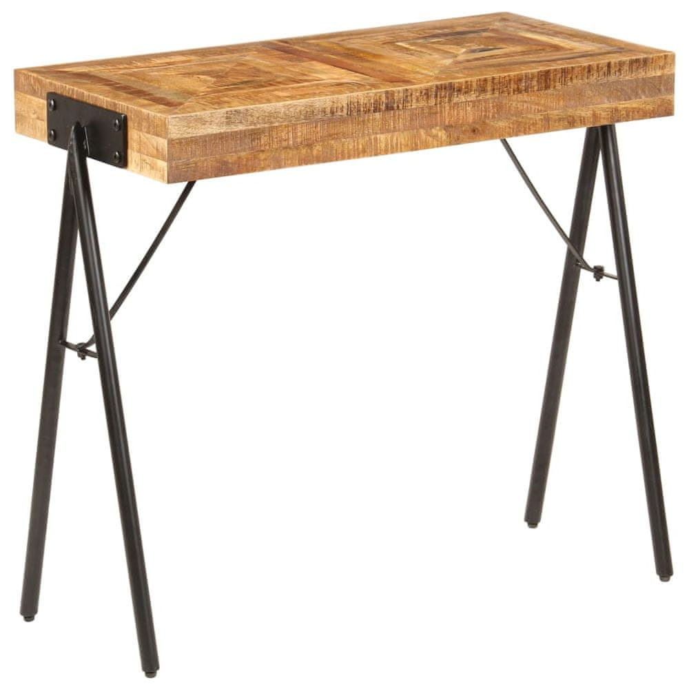Vidaxl Konzolový stolík z mangovníkového dreva 80x40x75 cm