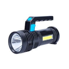 Solight Solight LED ručné nabíjacie svietidlo s bočným svetlom, 150 plus 100lm, Li-Ion WN46