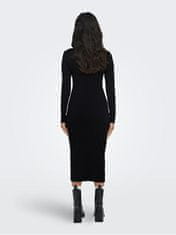 ONLY Dámske šaty ONLINA Stan dard Fit 15302675 Black (Veľkosť L)