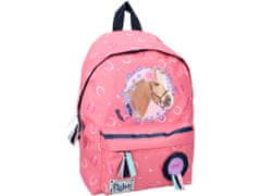 Vadobag Ružový ruksak Milky Kiss s koníkom